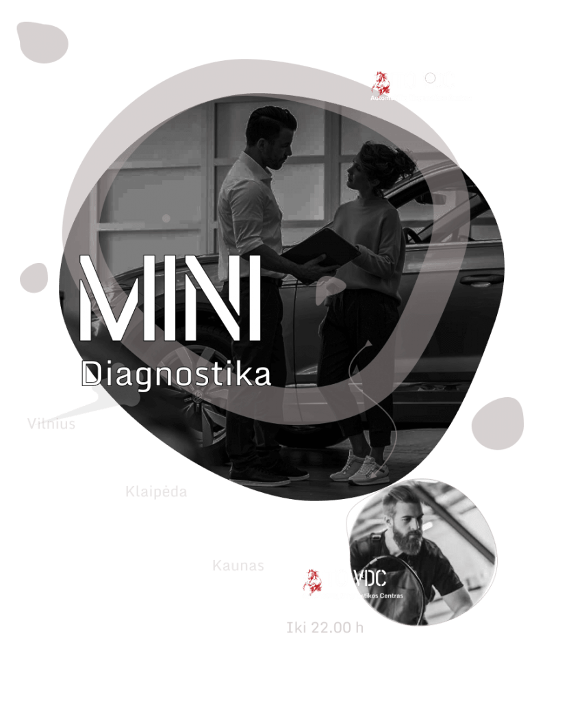 mini automobilio diagnostika patikra pries pirkima kaunas vilnius klaipeda